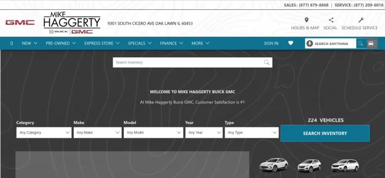 Screenshot Mike Haggerty Buick GMC