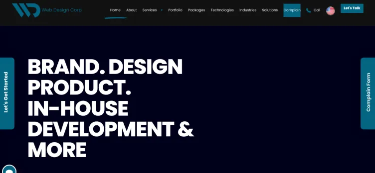 Screenshot Web Design