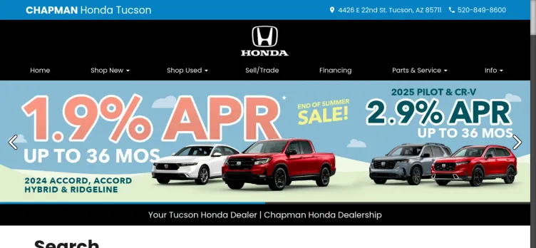 Screenshot Chapman Honda