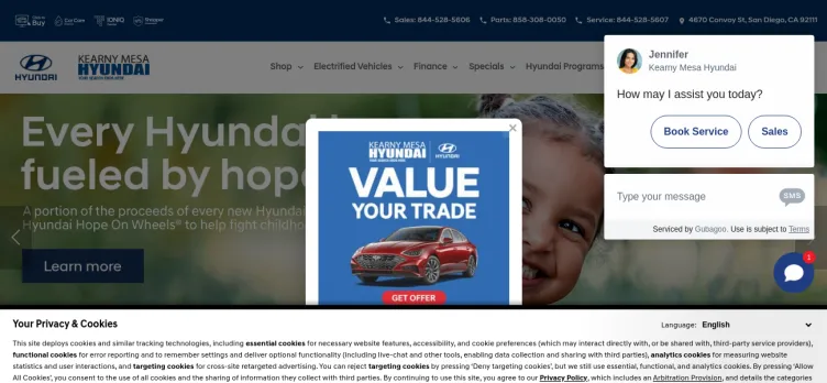 Screenshot Kearny Mesa Hyundai