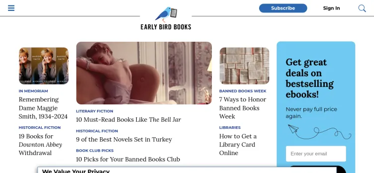 Screenshot Early Bird Books