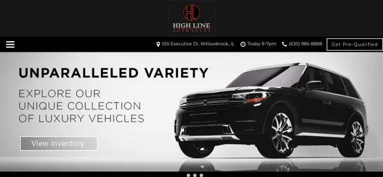 Screenshot Highline Auto Sales