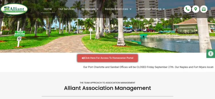 Screenshot Alliant Property Management