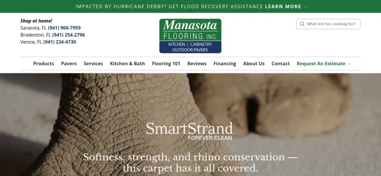 Screenshot Manasota Flooring