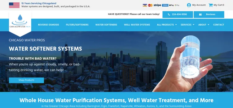 Screenshot Chicago Water Pros