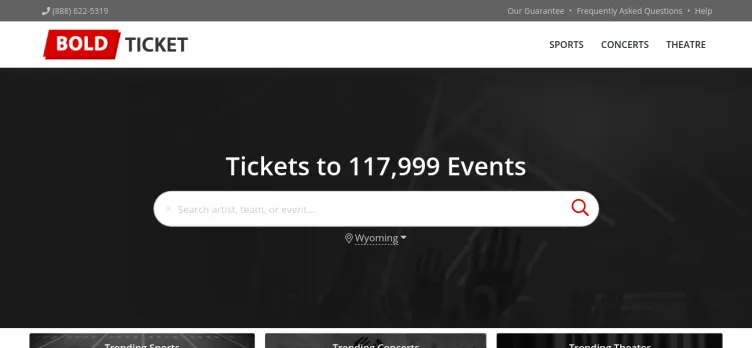 Screenshot Bold Ticket