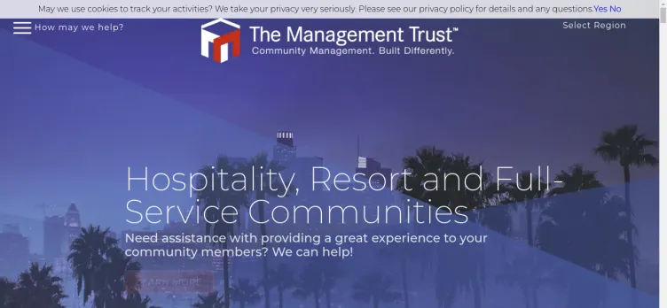 Screenshot The Management Trust - Transpacific