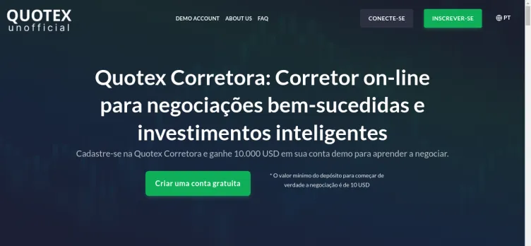 Screenshot Quotex Corretora