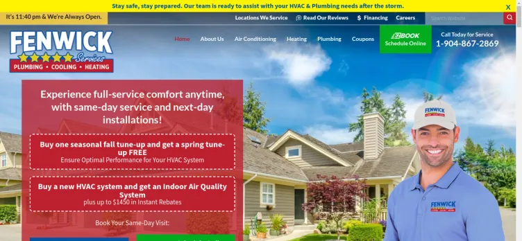 Screenshot Fenwick Home Services