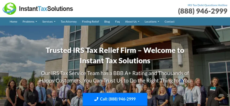 Screenshot Instant Tax Solutions