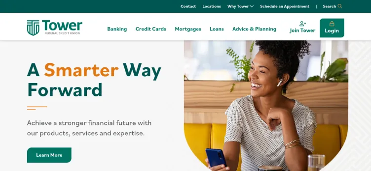 Screenshot Tower Federal Credit Union