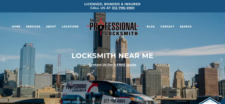 Screenshot The Professional Locksmith