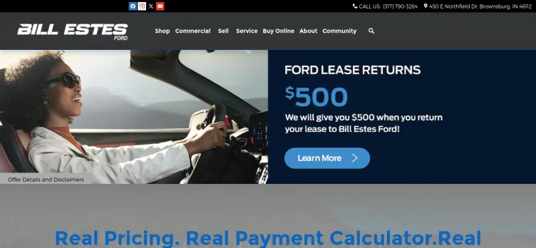 Screenshot Bill Estes Ford