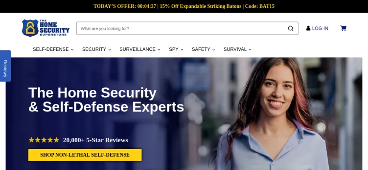 Screenshot The Home Security Superstore