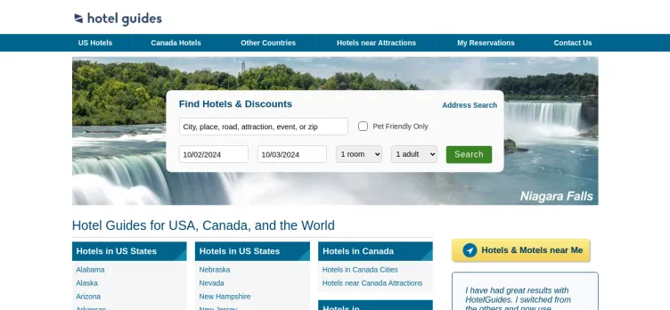 Screenshot HotelGuides.com