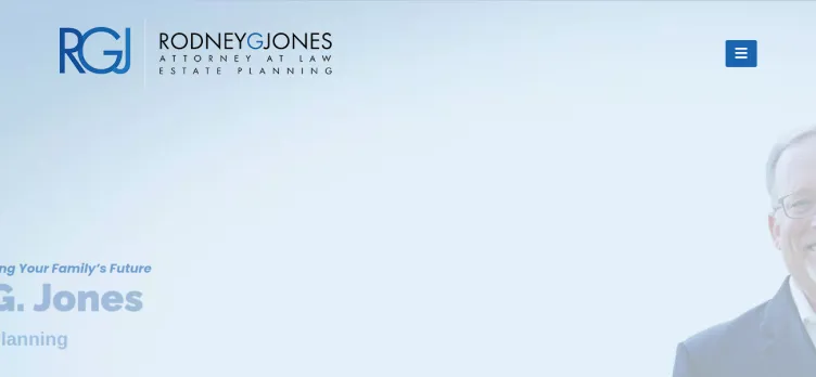 Screenshot Rodney G. Jones Estate Planning Attorney