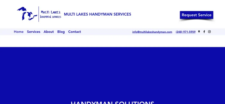 Screenshot Multi Lakes Handyman Services