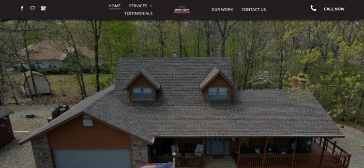 Screenshot Roof Tech Roofing & Construction