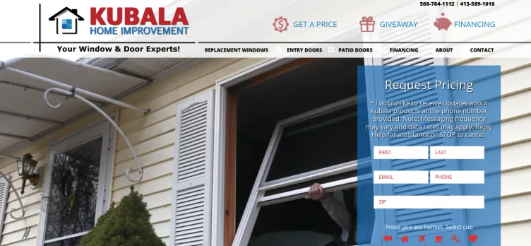 Screenshot Kubala Home Improvements