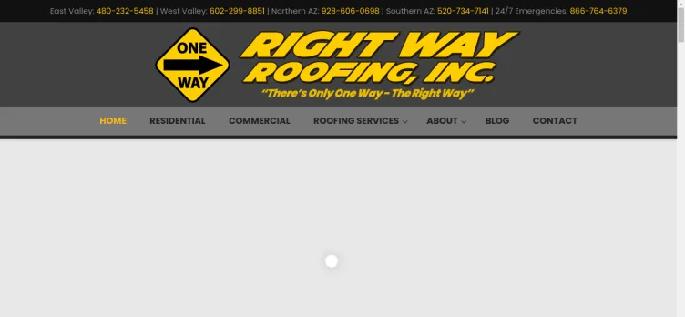 Screenshot Right Way Roofing