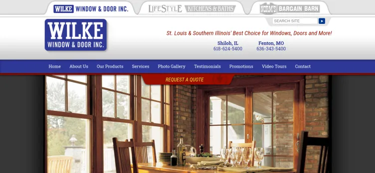Screenshot Wilke Window & Door