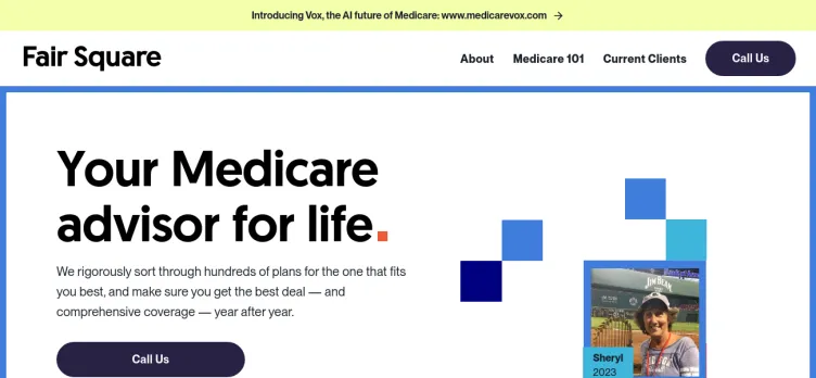 Screenshot Fair Square Medicare