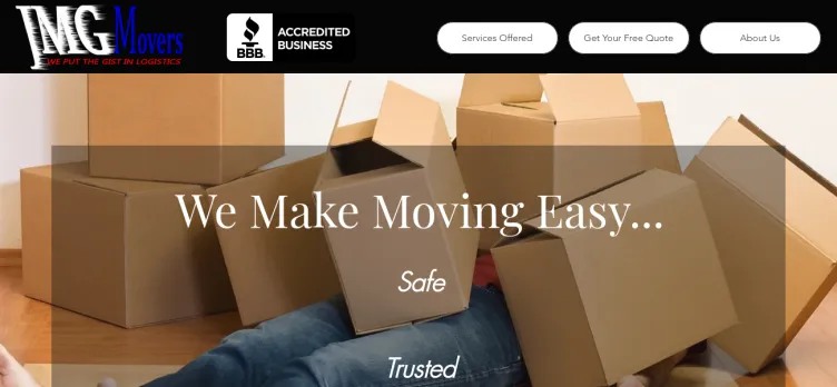 Screenshot JMG Movers