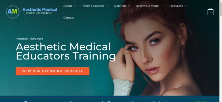 Screenshot Aesthetic Medical Educators Training