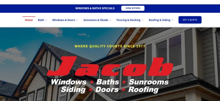 Screenshot Jacob Sunroom, Exteriors & Baths