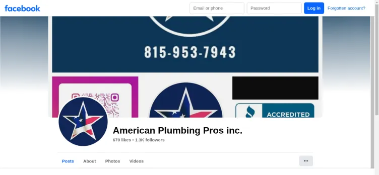 Screenshot American Plumbing Pros