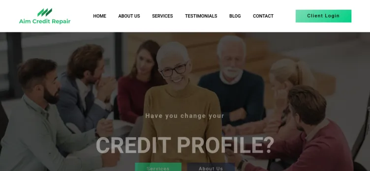 Screenshot AIM Credit Repair