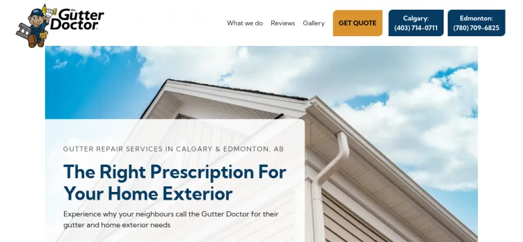 Screenshot Gutter Doctor