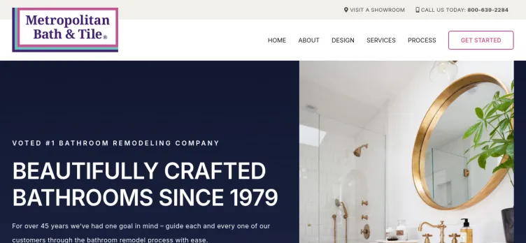 Screenshot Metropolitan Bath and Tile Showrooms