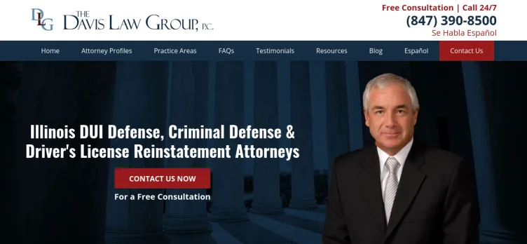 Screenshot The Davis Law Group