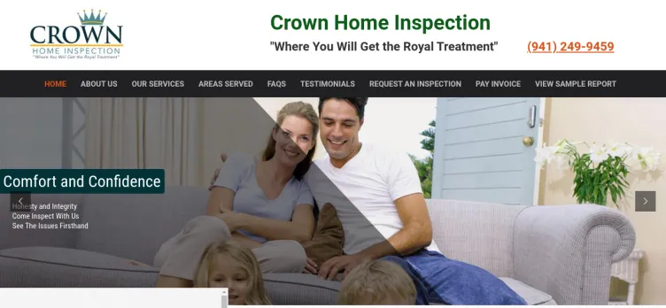 Screenshot Crown Home Inspection