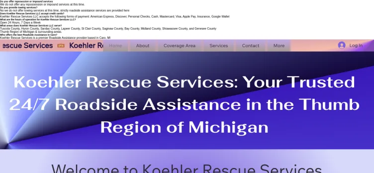 Screenshot Koehler Rescue Services