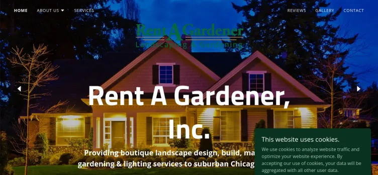 Screenshot Rent A Gardener