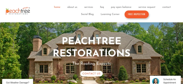 Screenshot Peachtree Restorations