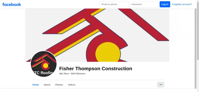 Screenshot Fisher Thompson Construction