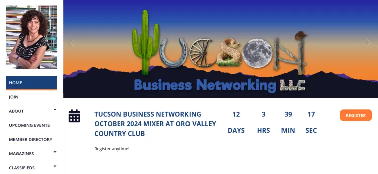 Screenshot Tucson Business Networking