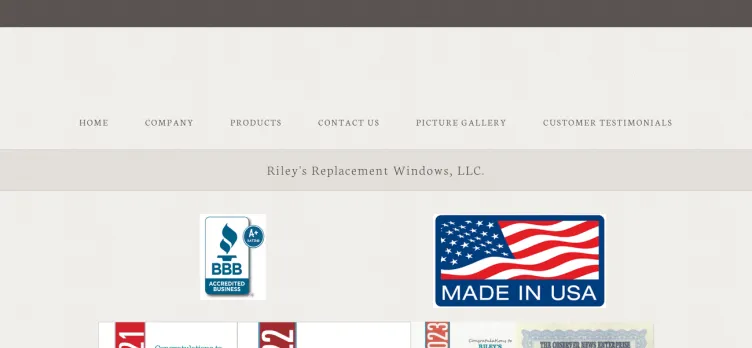 Screenshot Riley's Replacement Windows