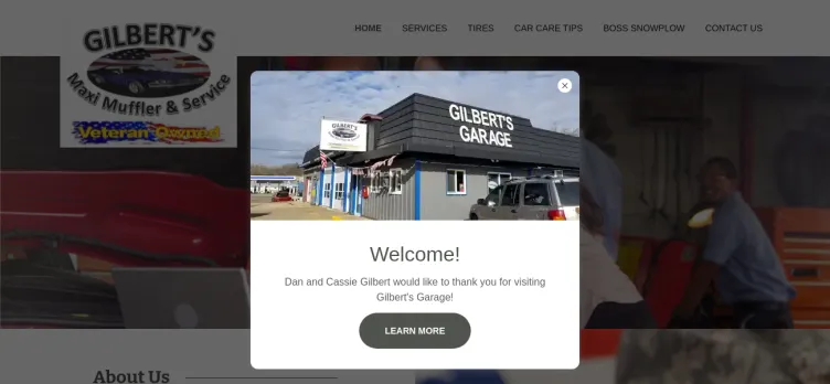 Screenshot Gilberts Maxi Muffler & Service