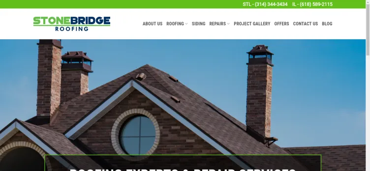 Screenshot Stonebridge Roofing