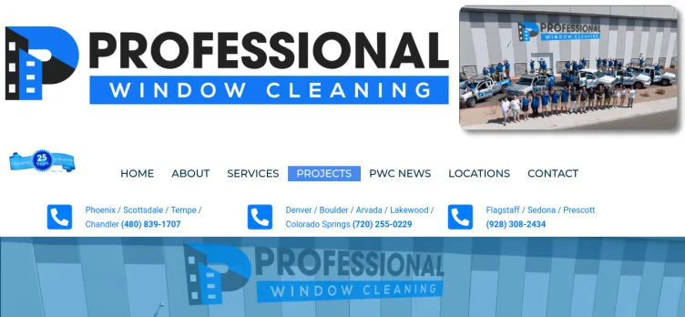 Screenshot Prestige Window Cleaning