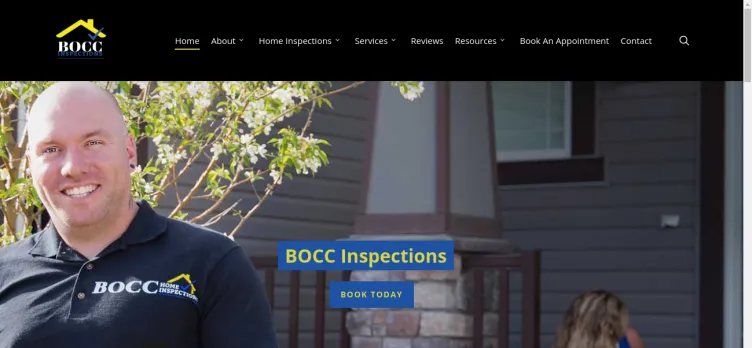 Screenshot Bocc Home Inspections