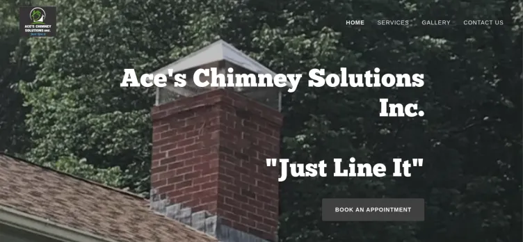 Screenshot Ace's Chimney Solutions