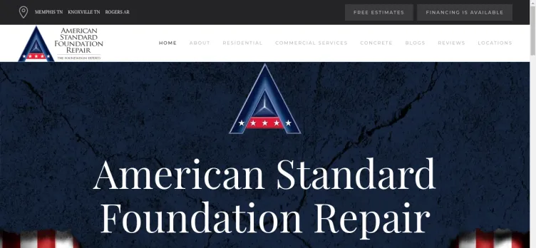 Screenshot American Standard Foundation Repair