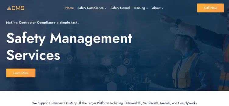 Screenshot CMS Compliance Management Services