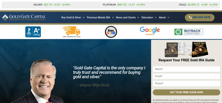 Screenshot Gold Gate Capital