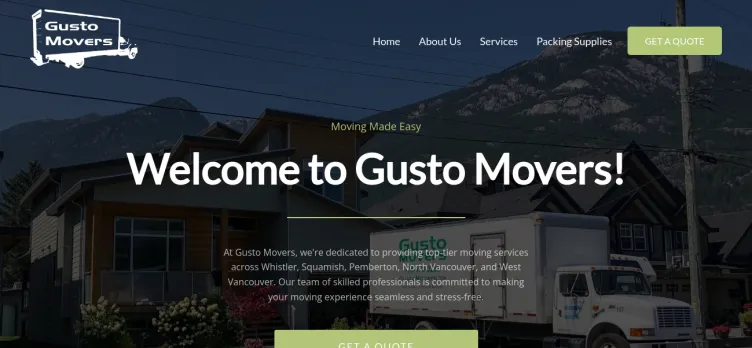 Screenshot Gusto Movers